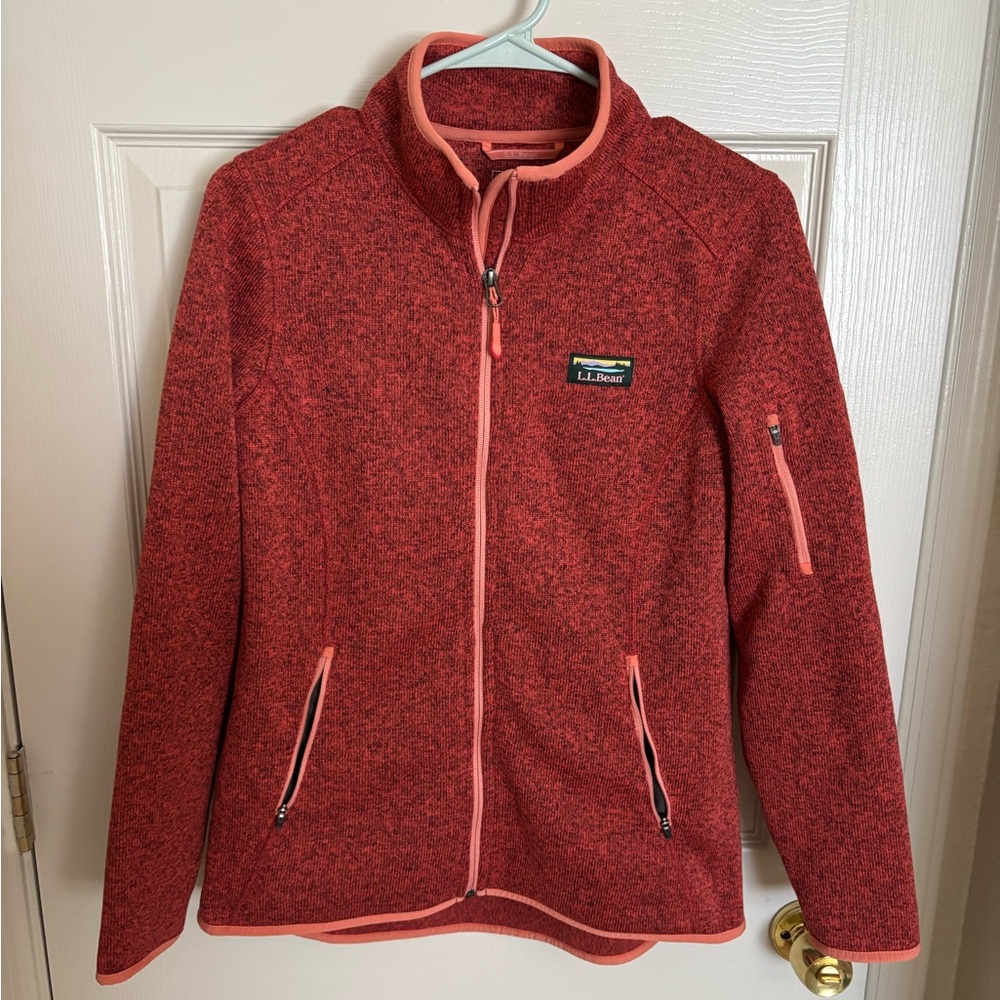 L.L. Bean Red Fleece Jacket